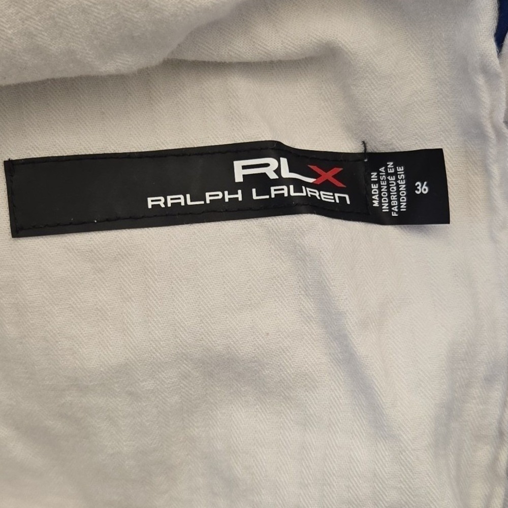 RLX Ralph Lauren Shorts Mens Size 36 Blue Sailboat Performance Golf Casual - Picture 3 of 10
